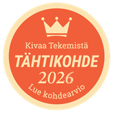 Kivaa Tekemist&auml; T&auml;htikohde -sinetti 2025